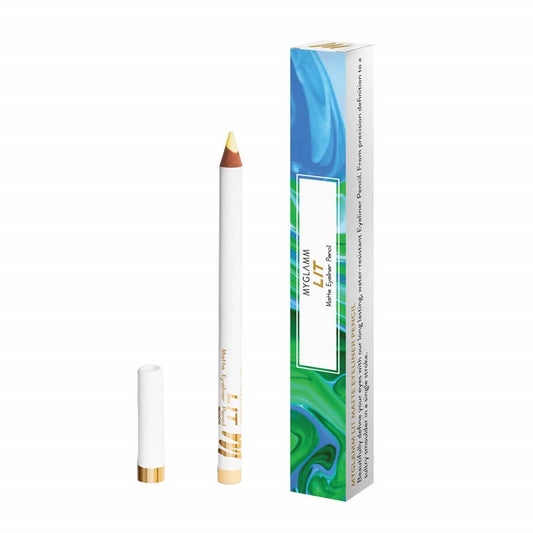 MYGLAMM LIT Matte Eyeliner Pencil - Mood (1.14 Gm) - Swadesiicart