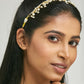 Nuyug 22K Gold-Plated Kundan & Pearl Studded Matha Patti Head Jewellery | Swadesiicart