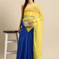 Ahalyaa Women's Traditional Semi Stitch Saree - Blue | Swadesiicart