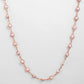 VOJ Gold-Polished Chain For Women With White Pearls | Swadesiicart