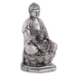 Estele Rhodium Plated Oxidized Lord Gautam Buddha Mediatating Idol statue for Home Décor/ working place - Swadesiicart
