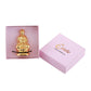 Estele Gold-Polished Lord Gautam Buddha Mediatating Idol statue for Home Décor/Gifts - Swadesiicart