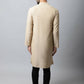 Even Apparels Beige Color Pure Cotton Men's Kurta With Band Collar (SLD1196) | Swadesiicart