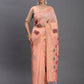 Shree Shyam Fashion Linen Cotton Peach Saree