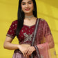 Maroon Fancy Net Sequence Embroidered Lehenga Choli with Dupatta - Dhara | Swadesiicart