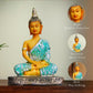 The Earth Store Poly Resin Sitting Peaceful Bhudha Idol - Swadesiicart