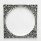 NVR Women's Set of 2 Silver-Toned Oxidized Square Shaped Bangles - Swadesiicart