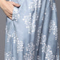 Ahalyaa Women's Traditional Wea Co-ods - Grey - Swadesiicart