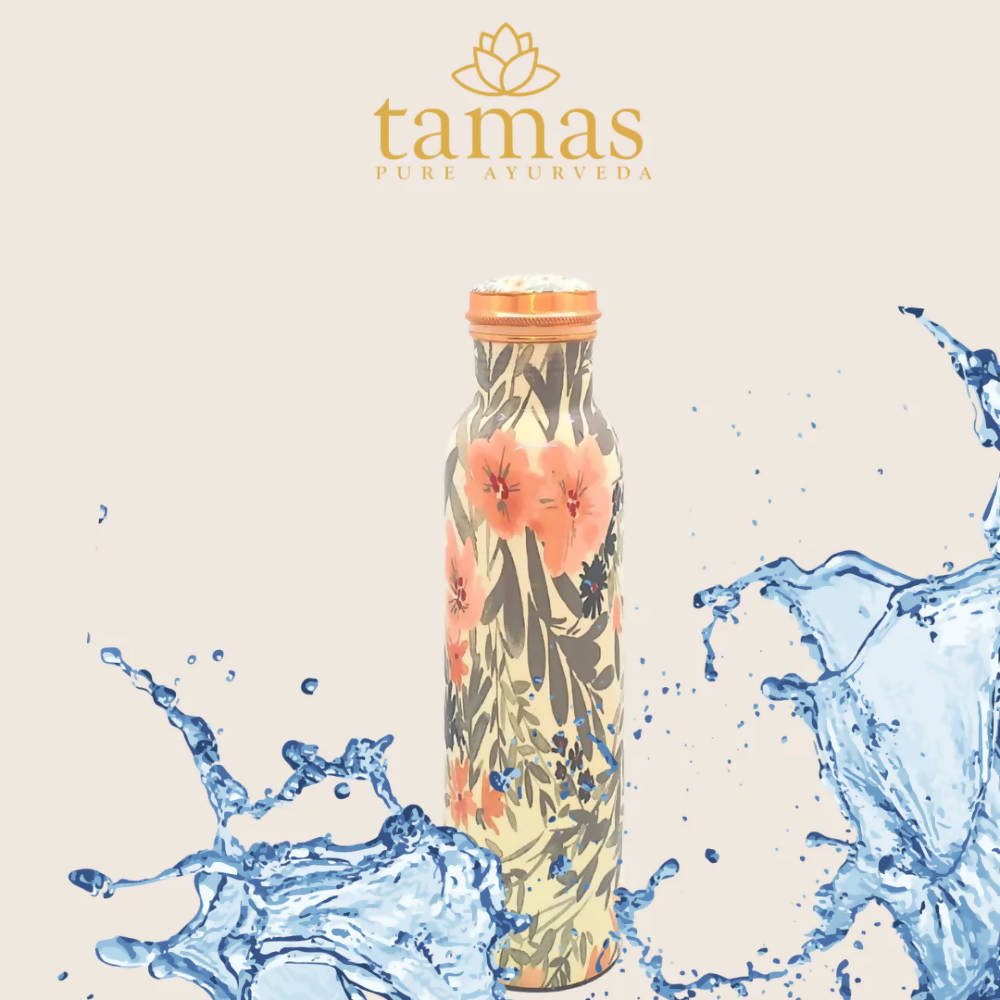Tamas Q7 Meena Copper Water Bottle - Swadesiicart