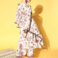 Ahalyaa Women Beige Colour Crepe Digital Printed Kurta Palazzo Set | Swadesiicart