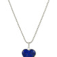Women's Silver-Toned Blue Silver-Plated Handcrafted Chain - Ruby Raang | Swadesiicart