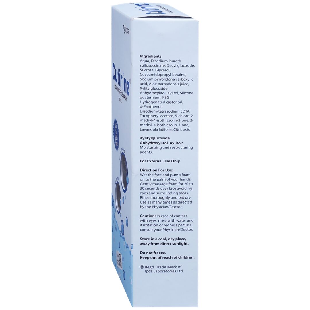 Ipca Cutirinz Foaming Face Wash | Swadesiicart