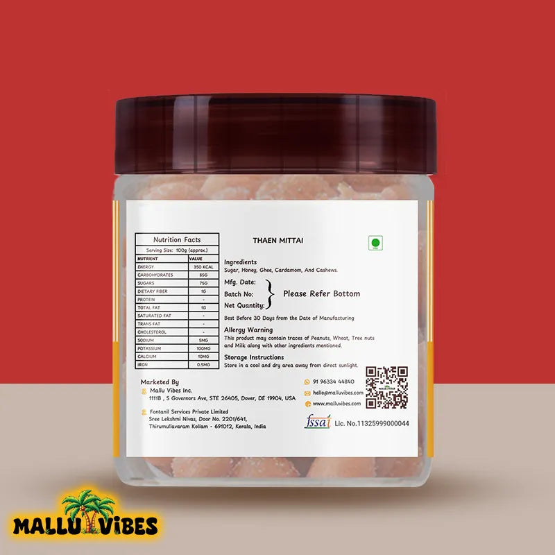 Mallu Vibes Thaen Mittai | Swadesiicart