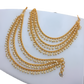 Jewel City Elegant Pearl Ear Chain Earrings Traditional Indian Bahubali Kaan Chain | Ethnic Handcrafted Gold-Plated Bridal Jewelry | Swadesiicart