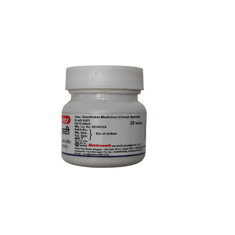Baidyanath Eladi Bati Ingredients