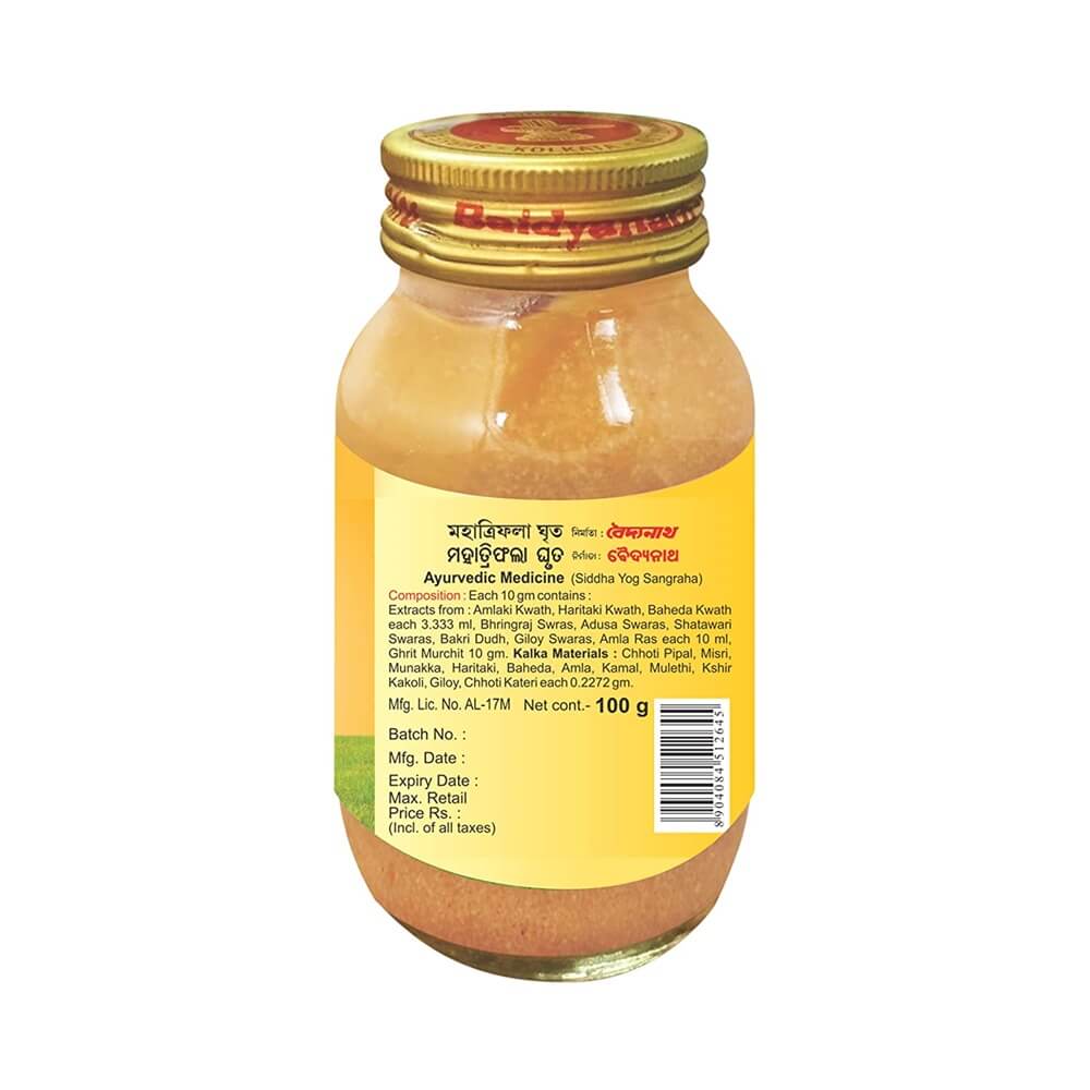 Baidyanath Mahatriphala Ghrita 100 gm - Swadesiicart