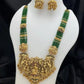 Jewel City Handcrafted Gold-Plated Traditional Indian Temple Necklace Set , Pendant & Jhumka Earrings – Ethnic Jewelry Set | Swadesiicart
