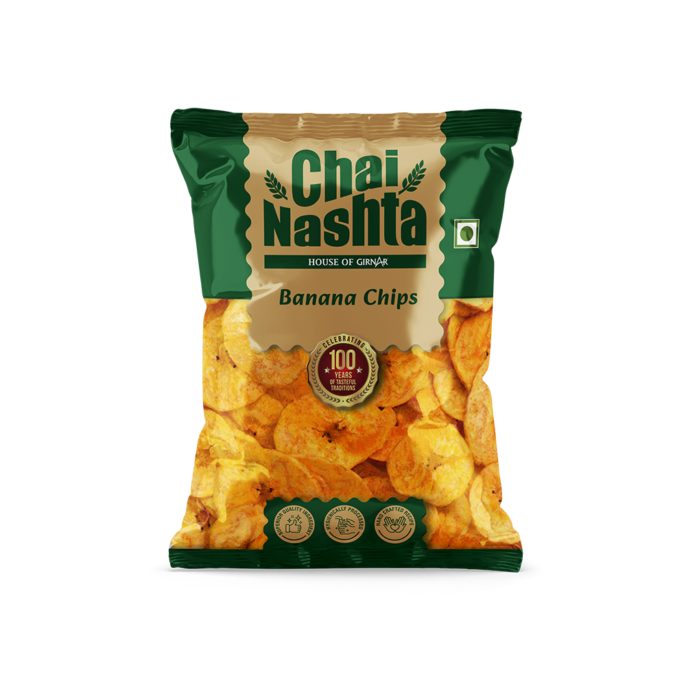 Girnar Chai Nashta - Banana Chips | Swadesiicart