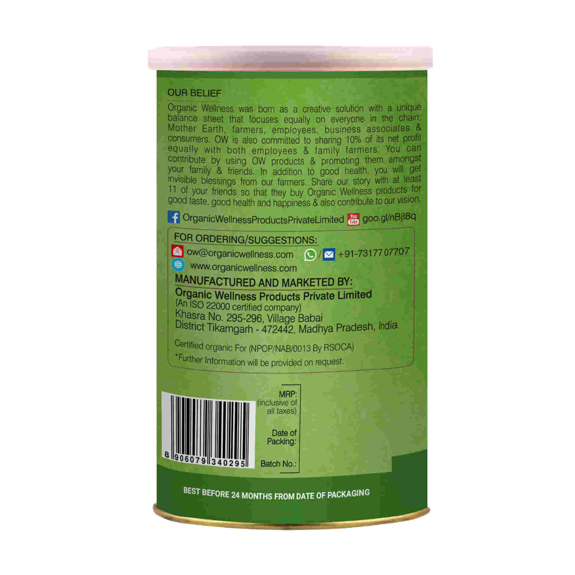 Organic Wellness Basil Seeds - Swadesiicart