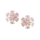 NVR Women Golden Cz Studded Studs Earrings | Swadesiicart