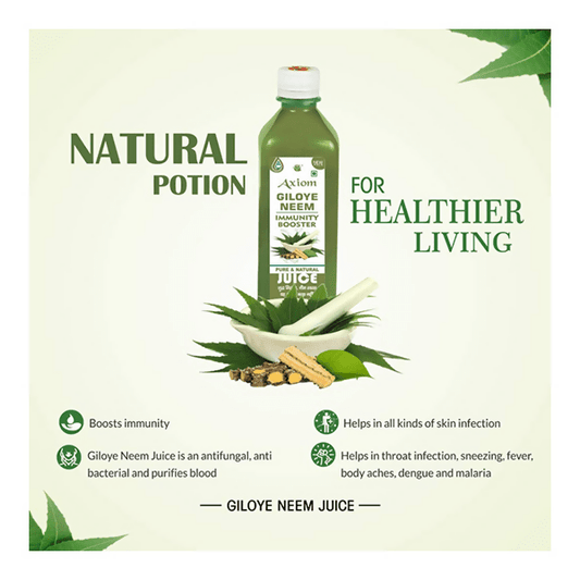 Axiom Pure Neem Giloy Stem Juice - Swadesiicart