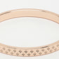 NVR Men's Rose Gold Stainless Steel Kada Bracelet - Swadesiicart