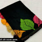Black Pure Silk Woven Design Saree with Unstitched Blouse - Hiral Fashion | Swadesiicart