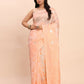 Shree Shyam Fashion Linen Cotton Peach Saree
