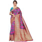 Vamika Banarasi Jaquard Pink Weaving Saree (Banarasi 17) | Swadesiicart