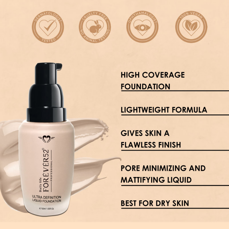 Daily Life Forever52 Ultra Definition Liquid Foundation - FLF011 | Swadesiicart