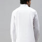 Ramraj Cotton Mens Full Sleeve Formal Poly Cotton White Shirt | Swadesiicart
