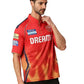Punjab Kings Men Red Printed Half Sleeves Jersey IPL, T20 | Swadesiicart