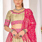 Anaita Beige Weaving Work Silk Lehenga Choli