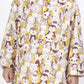 Breathables Sunny Yellow Animal Print Cotton Night Suit For Kids