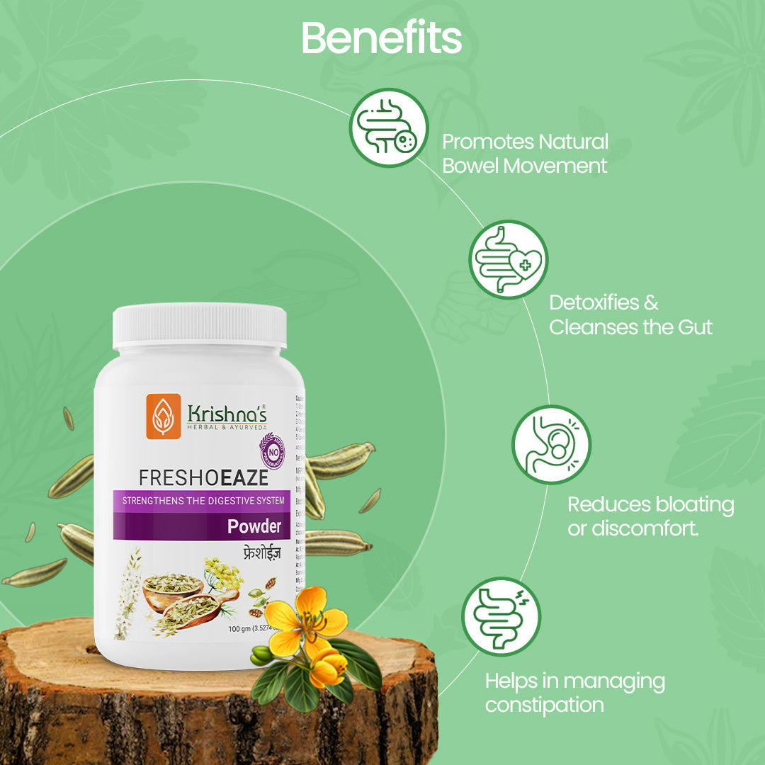 Krishna'S Herbal & Ayurveda Freshoeaze Powder | Swadesiicart
