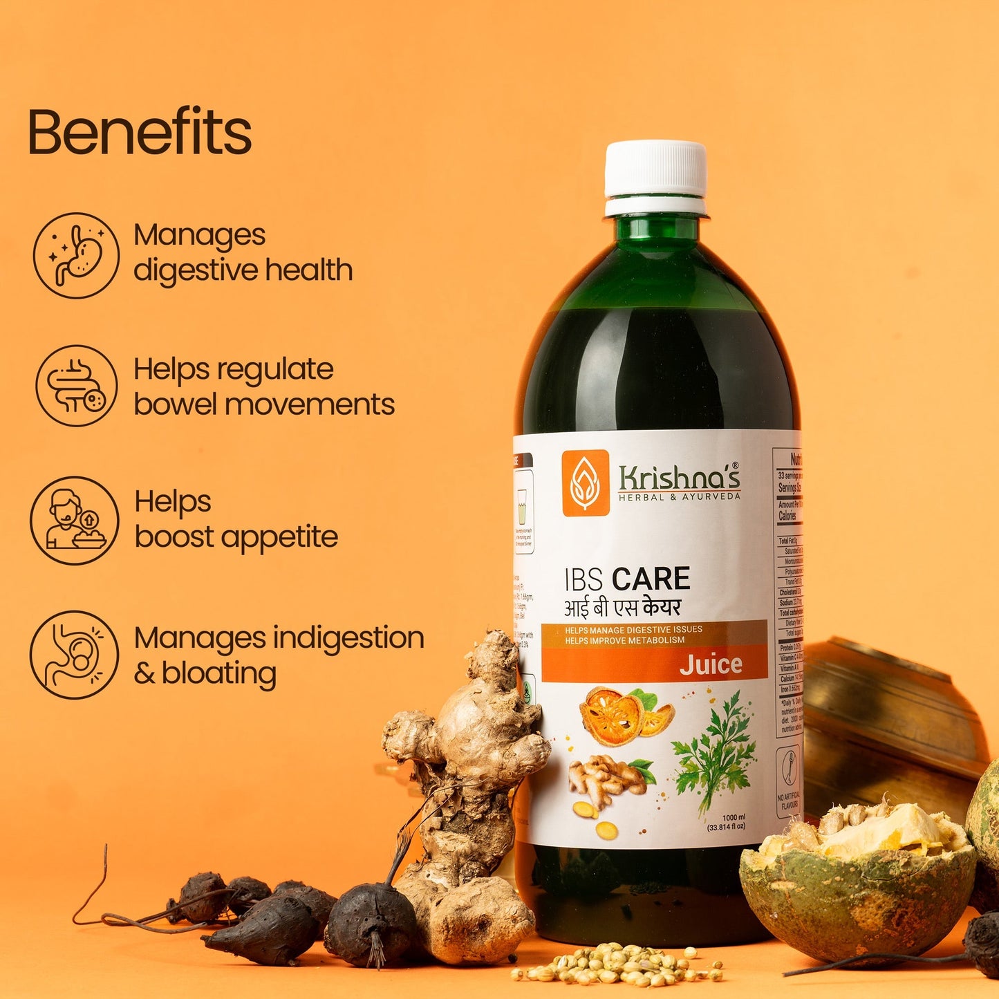 Krishna'S Herbal & Ayurveda Ibs Care Juice | Swadesiicart