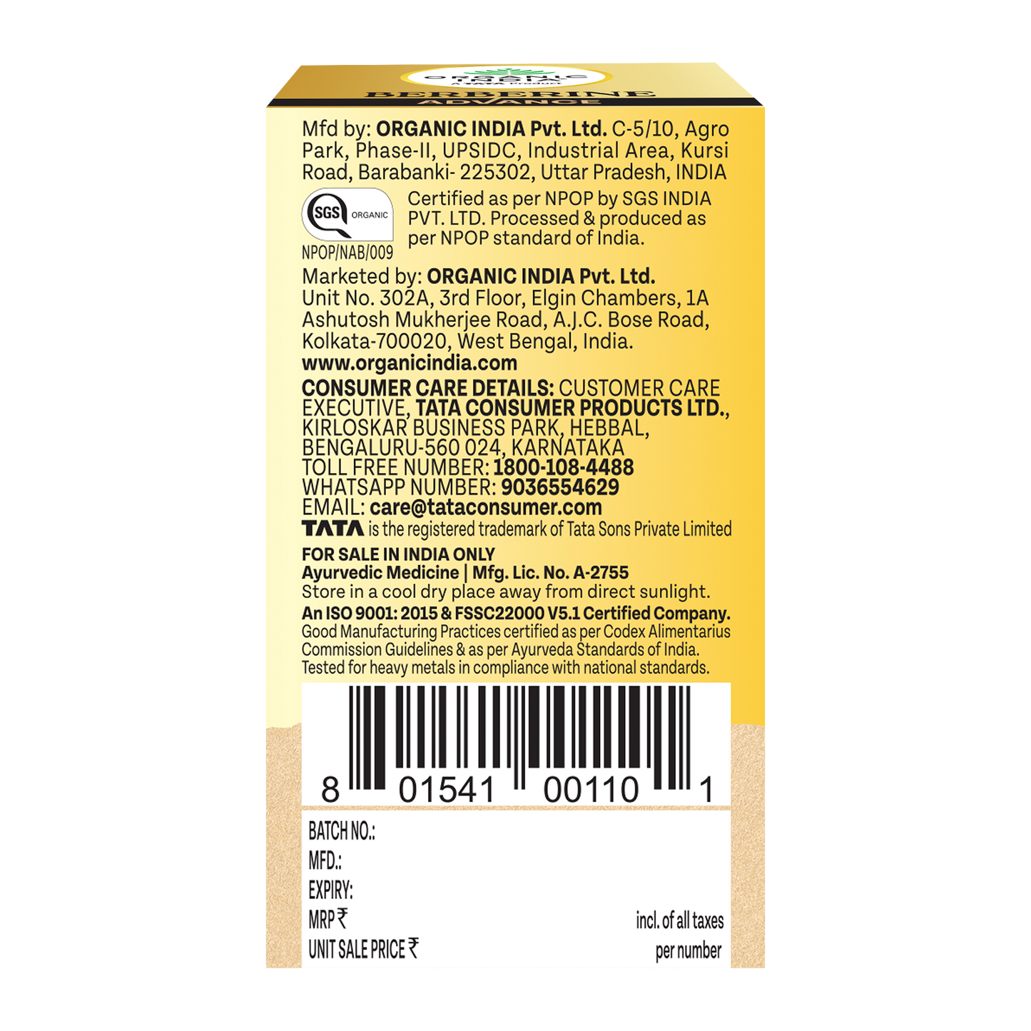 Berberine Advance
