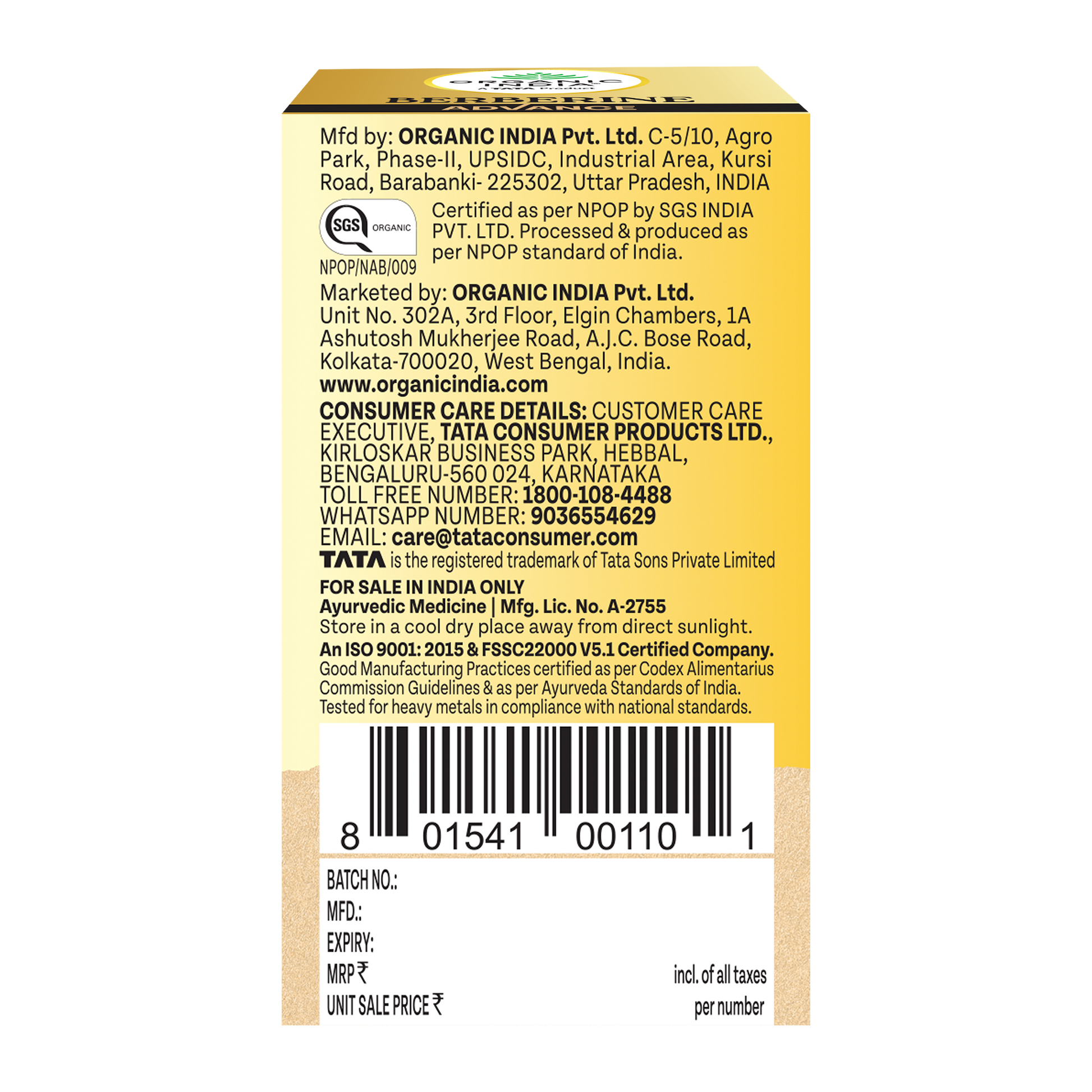 Berberine Advance