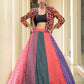 AI Fashion Multi Silk Crepe Designer Navratri Wear Lehenga Choli Collection