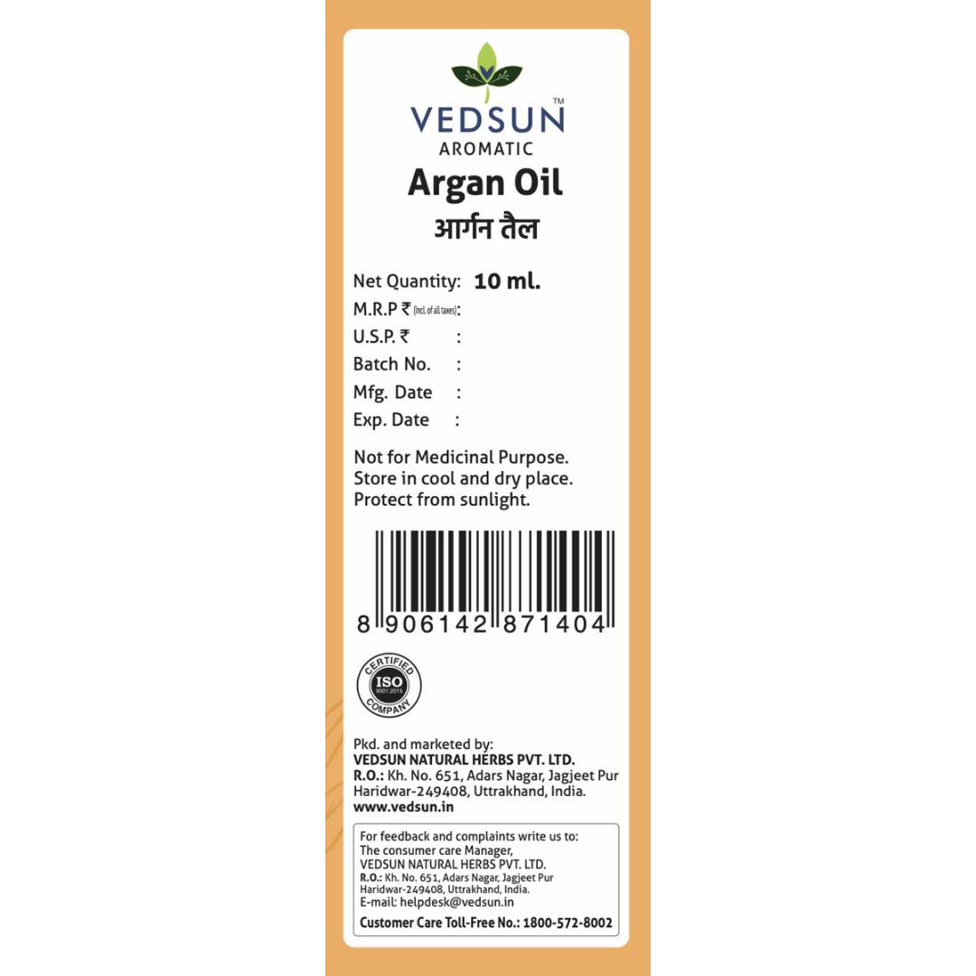 Vedsun Naturals Argan Oil - Swadesiicart