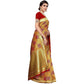 Vamika Banarasi Jaquard Mustard Weaving Saree (Banarasi 22) | Swadesiicart