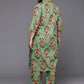 Ahalyaa Women's Traditional wear Kurta Set - Green | Swadesiicart