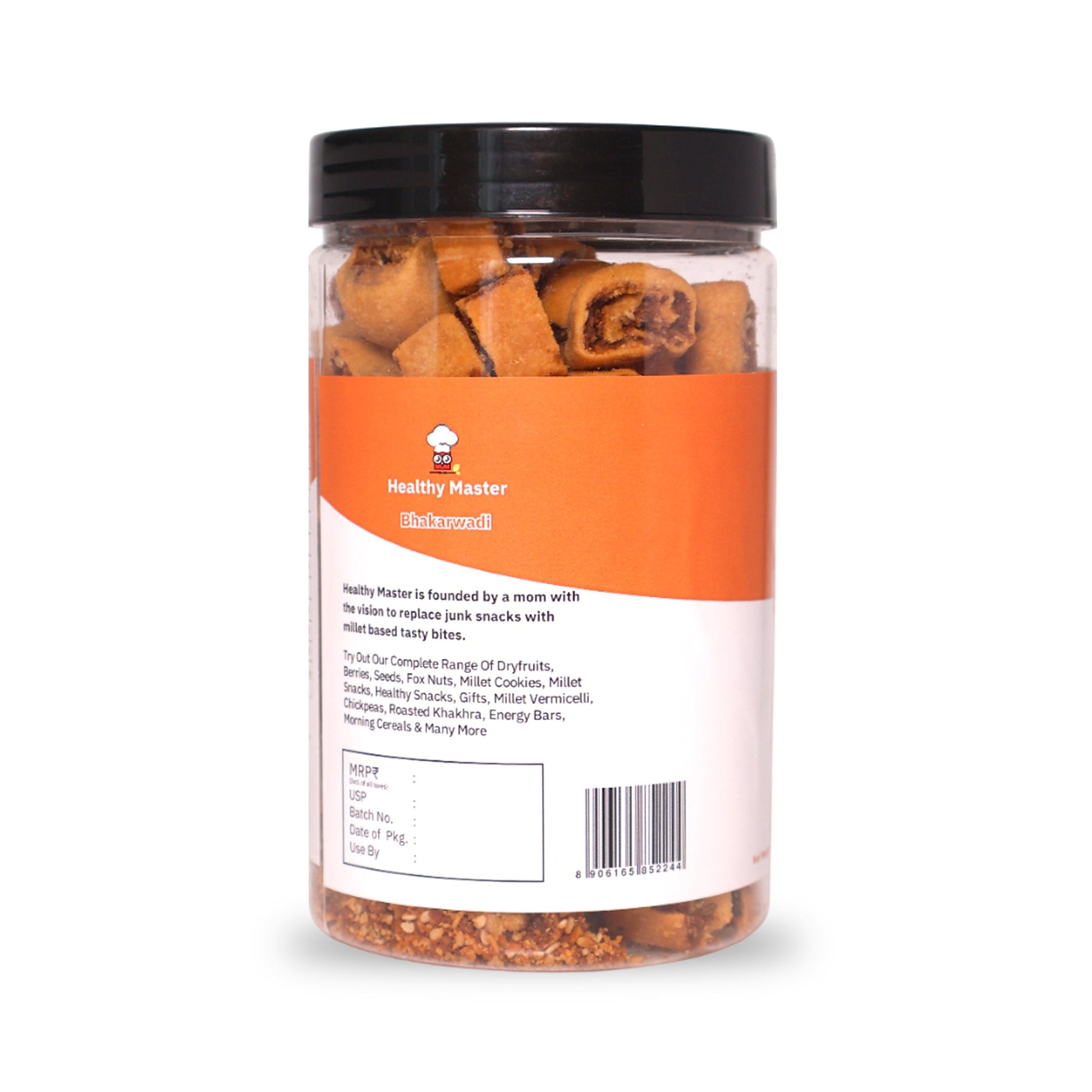Healthy Master - Baked Bhakarwadi | Crunchy, Light and Flavourful | Crispy & Tasty Snacks - Munchies - Swadesiicart