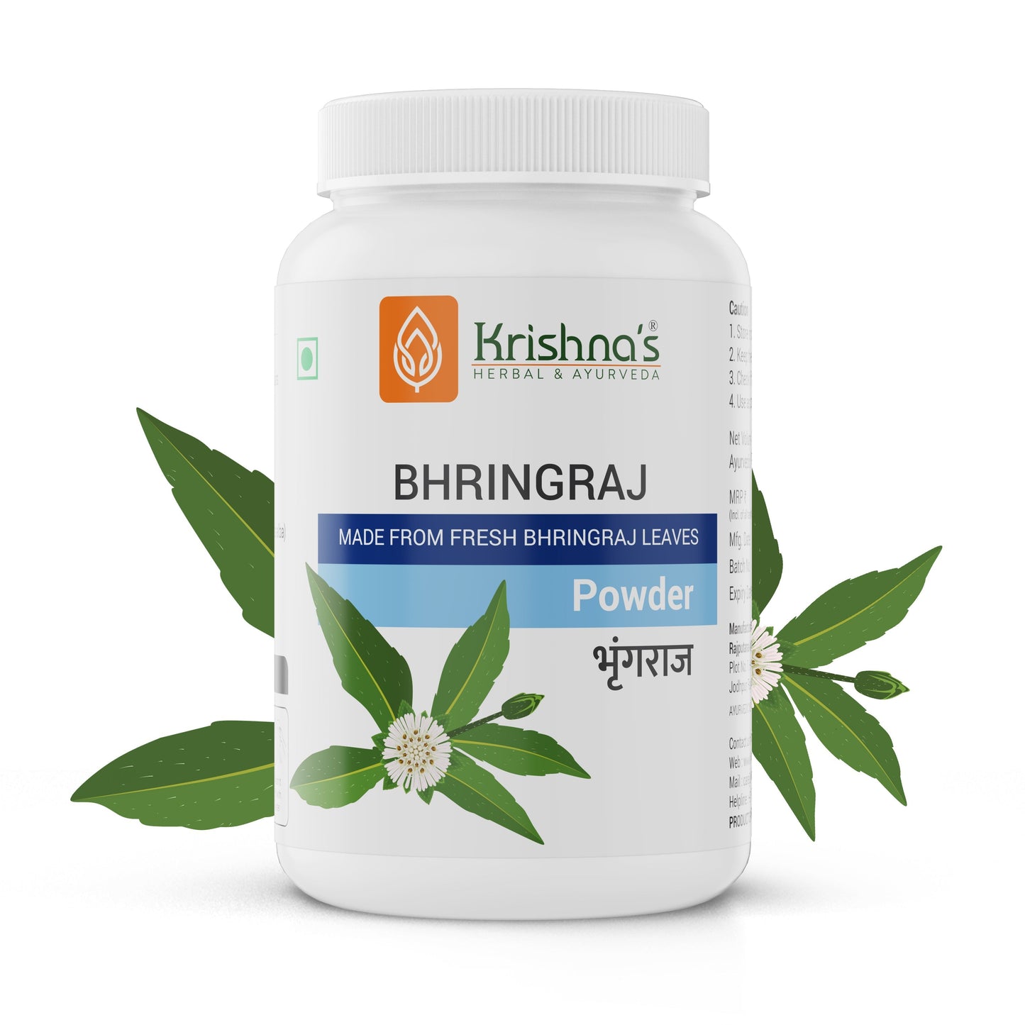 Krishna'S Herbal & Ayurveda Bhringraj Powder | Swadesiicart