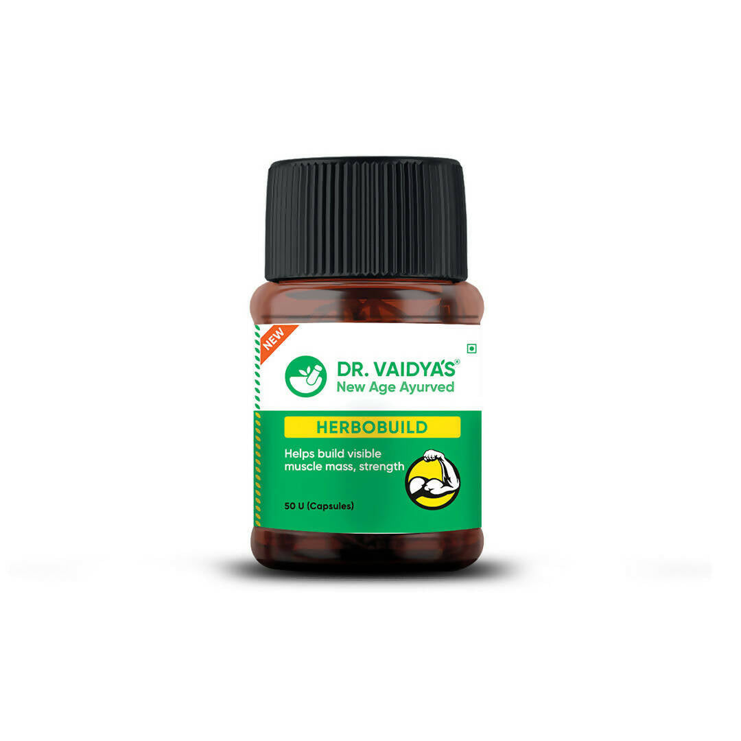 Dr. Vaidya's Herbobuild Capsules - Swadesiicart