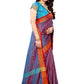 Vamika Banarasi Jacquard Weaving Rama Green Saree | Swadesiicart