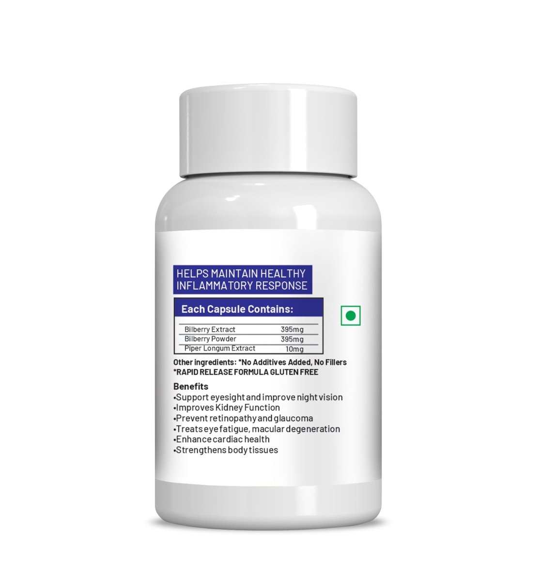 Ae Naturals Bilberry Capsules - Swadesiicart
