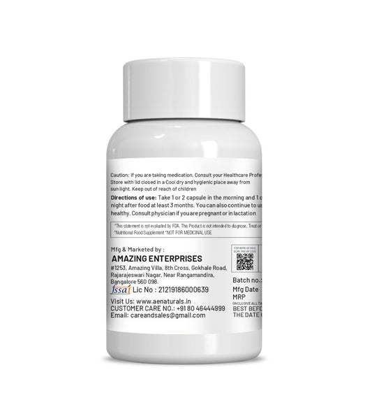 Ae Naturals Bilberry Capsules - Swadesiicart