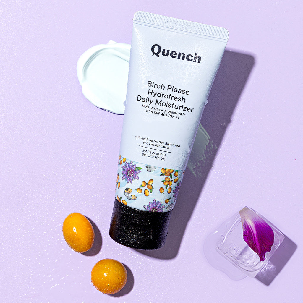 Quench Botanics Birch Please Hydro Fresh Daily Moisturizer With SPF 40+ PA++ - Korean Skincare | Swadesiicart