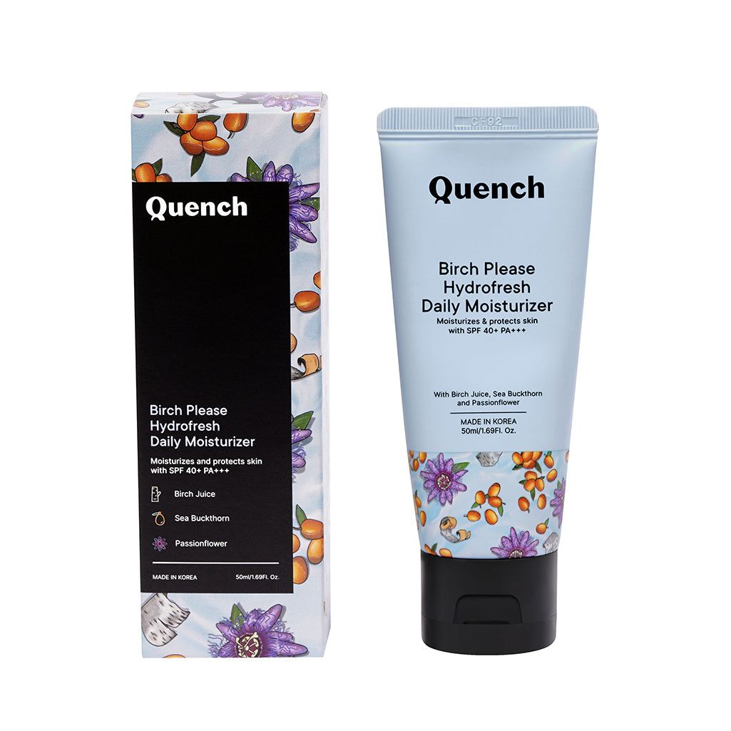 Quench Botanics Birch Please Hydro Fresh Daily Moisturizer With SPF 40+ PA++ - Korean Skincare | Swadesiicart